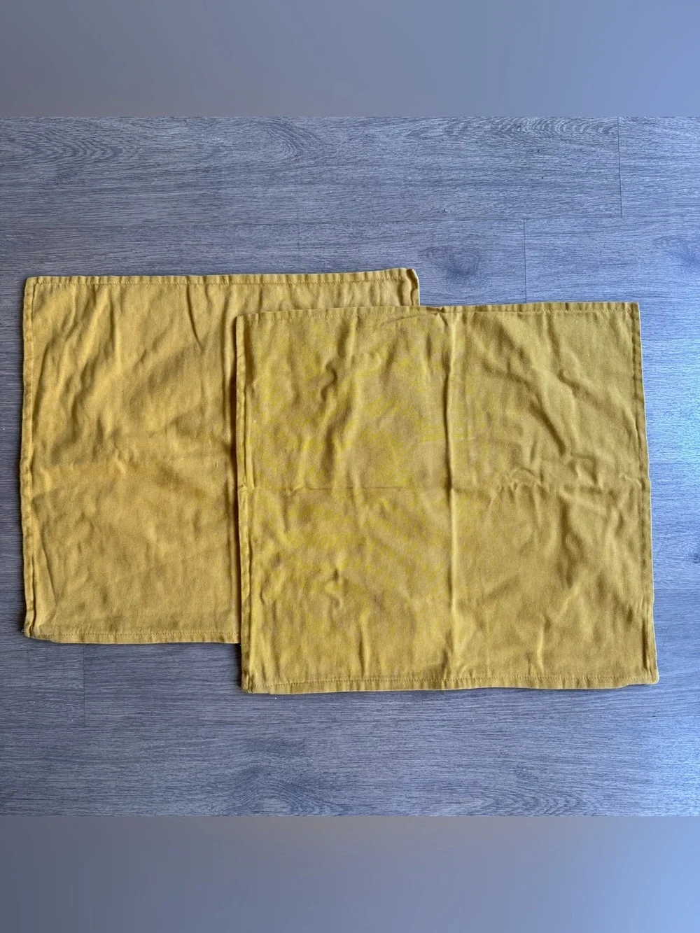 Ikea Gurli Golden Yellow Pillow Covers Set of 2